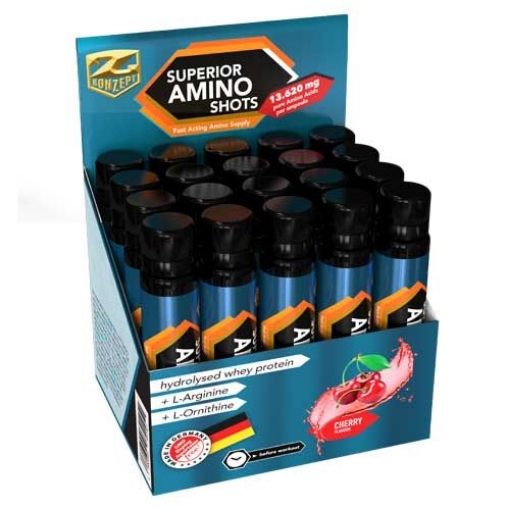 Attēls SUPERIOR AMINO SHOTS - 20X25ML KZ