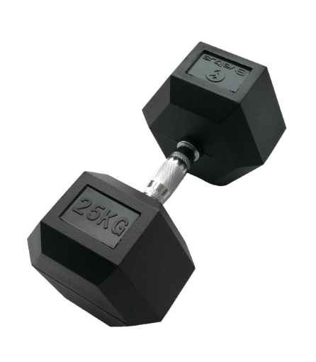 Attēls Sešstūra hantele 25 kg - Dumbbell