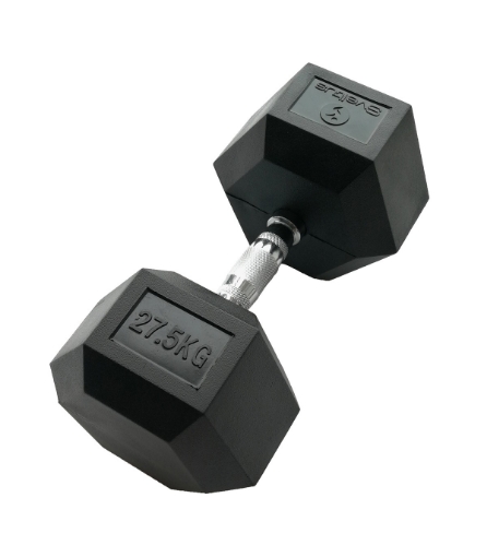 Attēls Sešstūra hantele 27.5 kg - Dumbbell