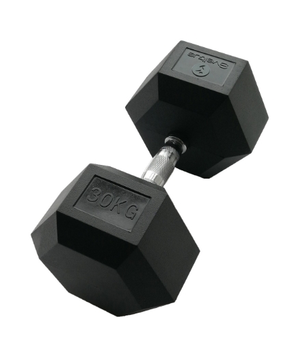 Attēls Sešstūra hantele 30 kg - Dumbbell