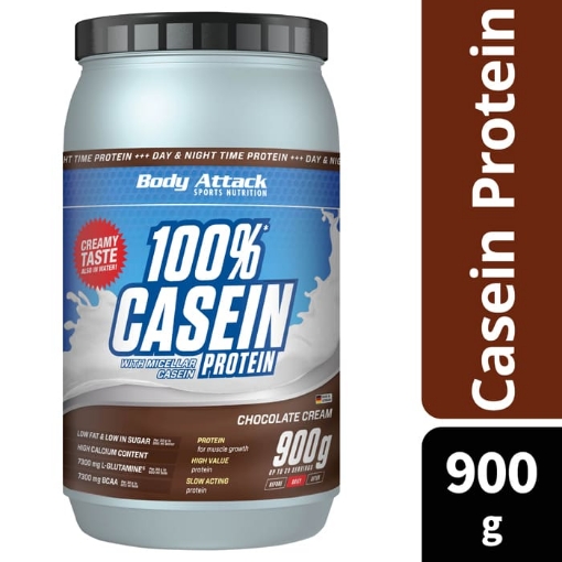 Attēls CASEIN PROTEIN 100% - 900G ŠOKOLĀDE BODY ATTACK