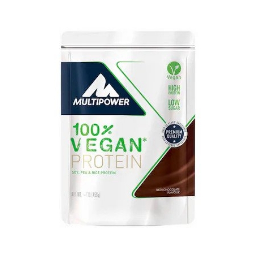 Attēls 100% Augu Proteīna Pulvers - 450g - MPower Šokolāde