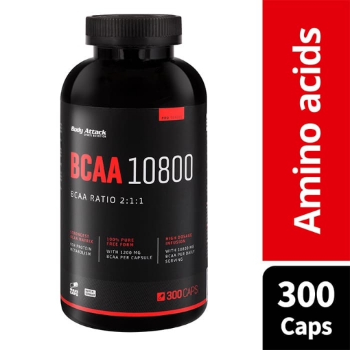 Attēls BCAA 10800 - 300 KAPSULAS