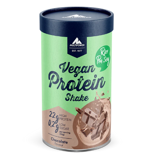 Attēls Vegan Protein Shake 420g - Chocolate MultiPower