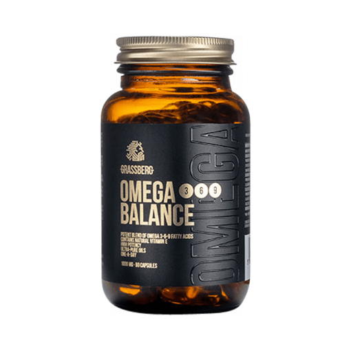 Attēls Grassberg Omega 3-6-9 Balance 60 kapsulas - Naskor