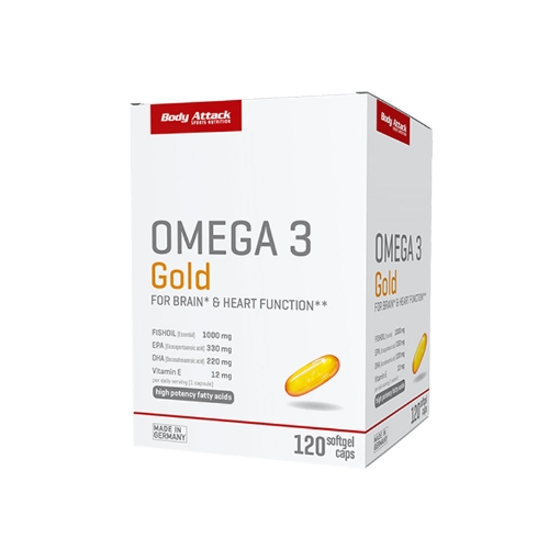 Attēls OMEGA 3 GOLD - 120 CAPS BODY ATTACK