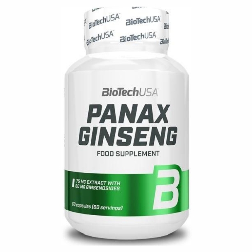 Attēls Panax Ginseng 60 kapsulas - BioTech