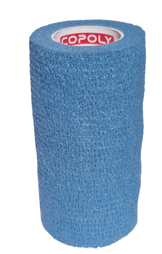Attēls Pašlīpošs elastīgs pārsējs 10 cm - Azūra zila