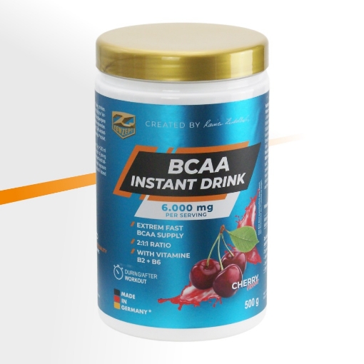 Attēls BCAA 2:1:1 PULVERIS INSTANT - 500G ĶIRŠI KZ