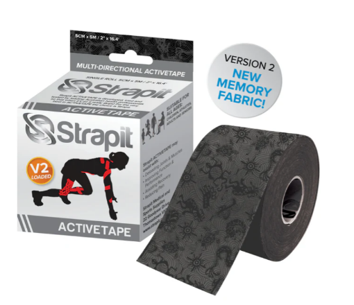 Attēls DYNAMIC ACTIVETAPE 5CM x 5M  - MELNA