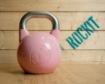 Attēls Rozā Kettlebell 8 kg - ROCKIT