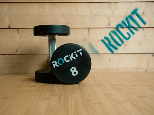 Attēls Komplekts: 2 apaļas hanteles 8 kg - ROCKIT