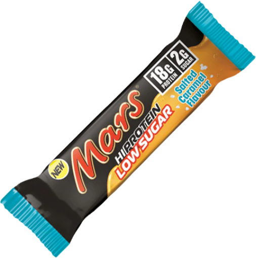 Attēls Mars Low Sugar High Protein Batoniņš 57g - Sālīts Karamelis