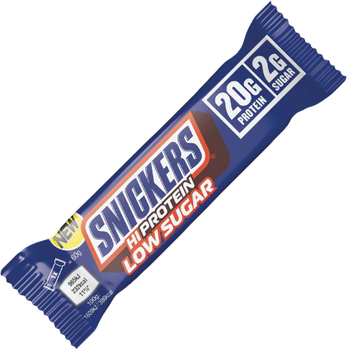 Attēls Snickers Low Sugar High Protein Batoniņš 57g - Piena Šokolāde