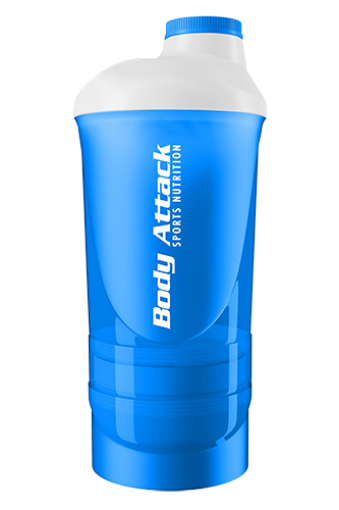 Attēls SHAKER ALBASTRU-ALB 600 ML BODY ATTACK