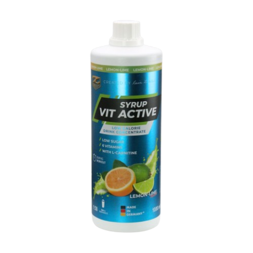 Attēls VITACTIVE Sīrups + L-Karnitīns - 1000 ml Citrons-Laims